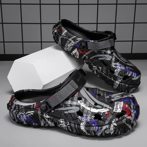 New men camo - camo, crocs