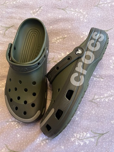 Crocs dark khaki green - crocs,
