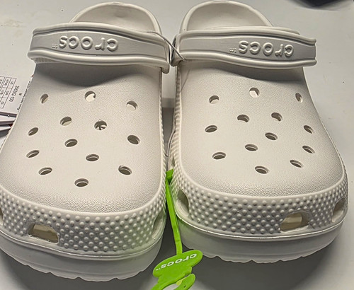 Crocs classic clog white slip - classic,