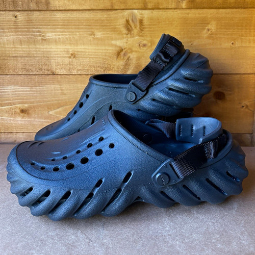 Crocs echo clog black rubber - clog,