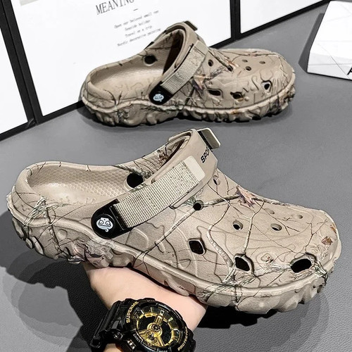 New men camo slip - camo, crocs