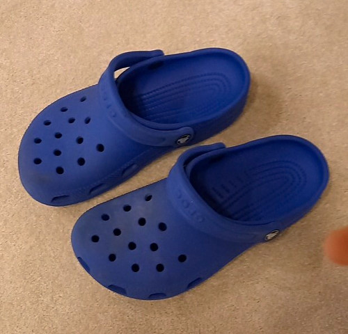 Crocs men blue - men's, solid