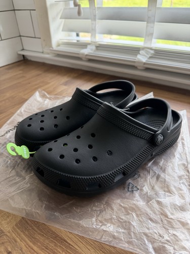Men black crocs size - black,