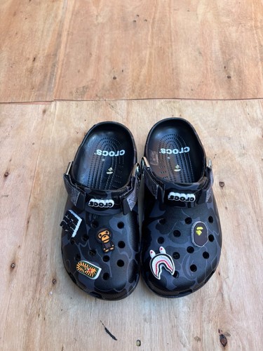 Bathing ape crocs grey - bathing,