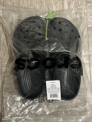 Brand new black crocs - new,