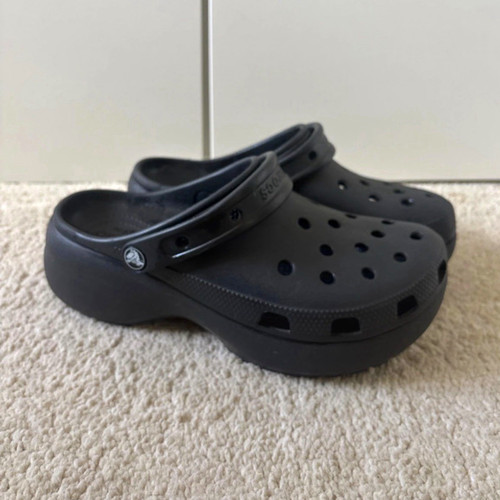 Crocs black slip clog - black, slip-on