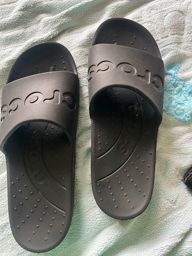 Crocs black slider - crocs,