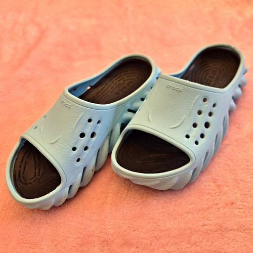Crocs light blue - light, rubber