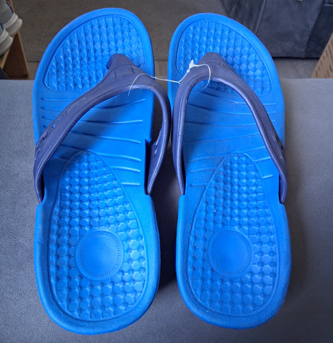 Crocs men blue grey thong - crocs,