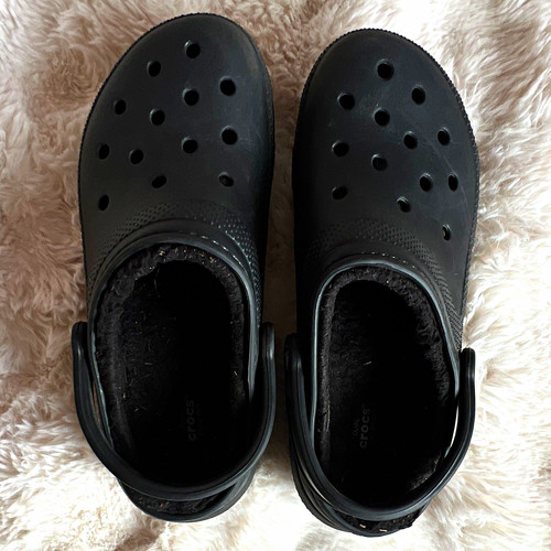 Crocs classic clog black lined - clog,