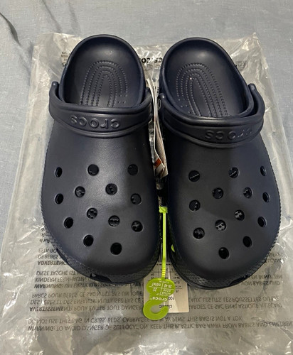 Crocs classic clog navy 9 - navy,