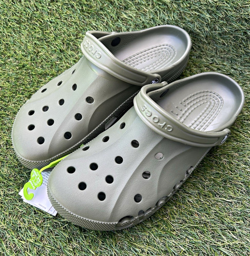 Crocs baya green slip clog - baya, slip-on