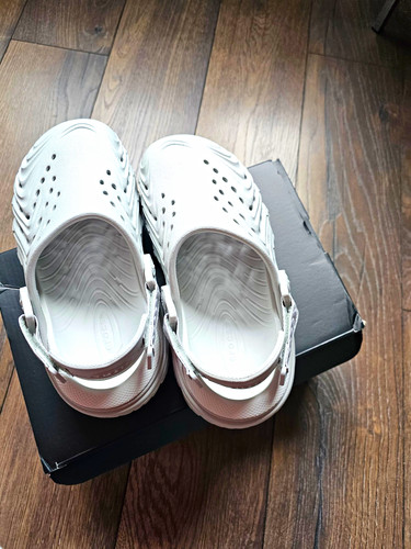 Crocs grey rubber clog - crocs,