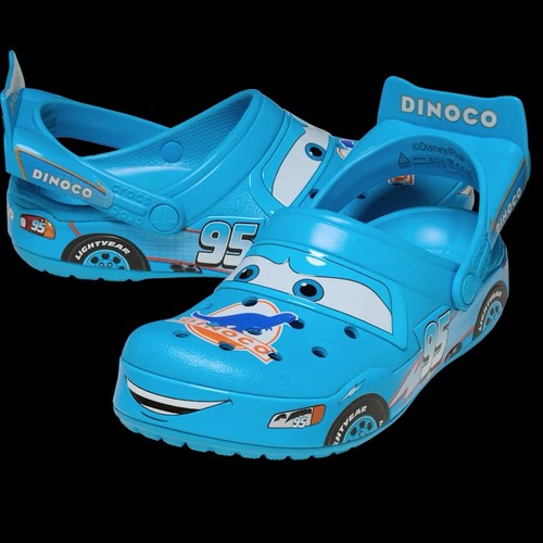 Lightning mcqueen dinoco crocs - mcqueen,