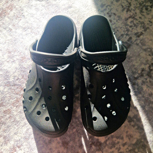 Crocs black rubber - crocs,