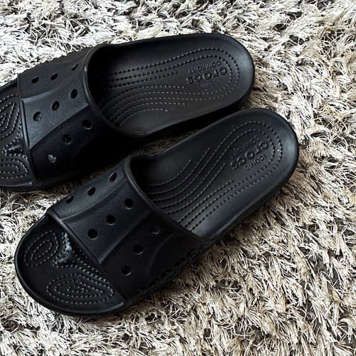 Crocs black men - crocs, slider